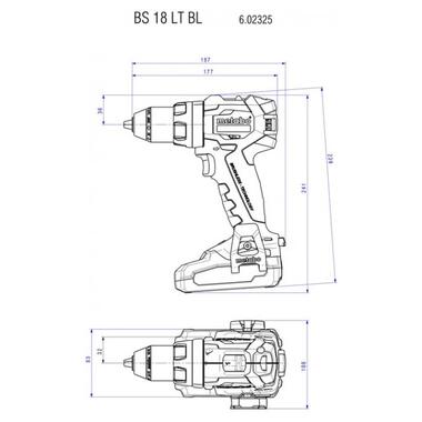 Шурпокрут-дриль Metabo BS 18 LT BL без АКБ і ЗП (602325890) фото №2