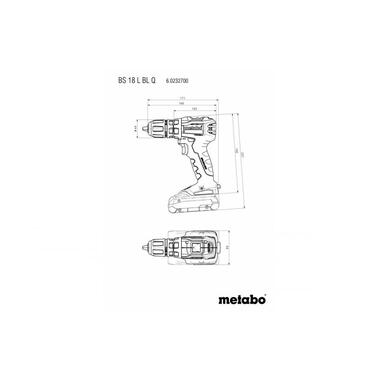 Акумуляторний шуруповерт Metabo Metabo BS 18 L BL Q (602327500) фото №4