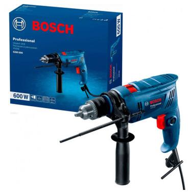 Дриль Bosch GSB 600 600Вт 1-10 мм 3000 об/хв 48000 уд/хв (0.601.1A0.320) фото №8