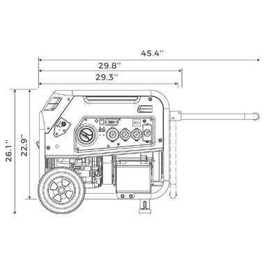 Генератор (газ-бензин) FIRMAN TRI FUEL 7500W (T07571)  фото №5