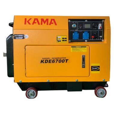 Генератор дизельный Kama kde6700t фото №1