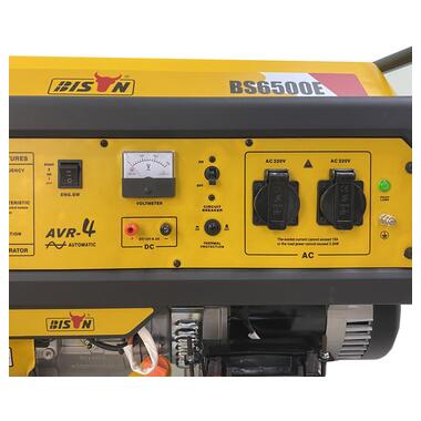 Бензиновий генератор BISON BS6500E 5.5 кВт фото №7