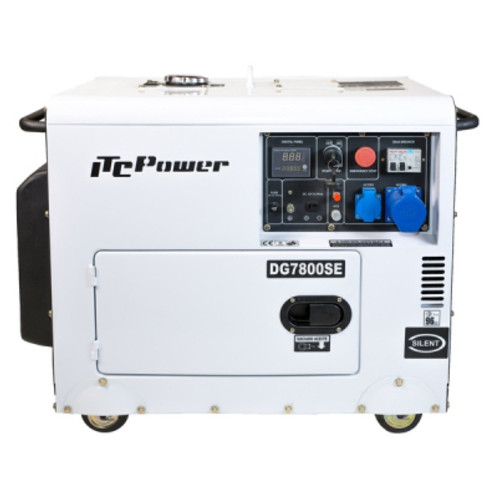 Генератор ITC Power DG7800SE 6000/6500 W - ES (6806429) фото №3