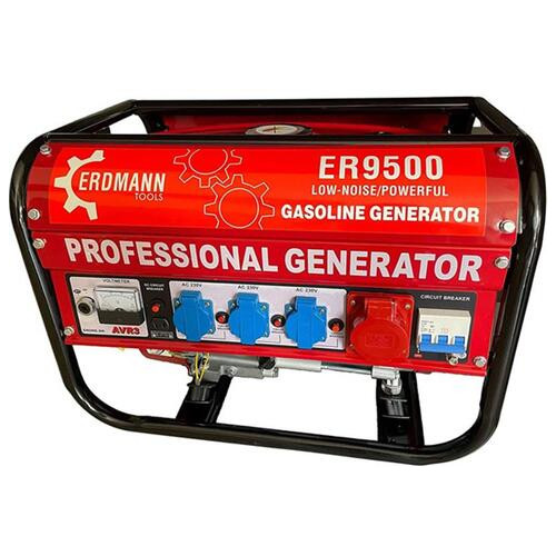 Генератор бензиновый Erdmann ER9500 3х-фазный фото №1
