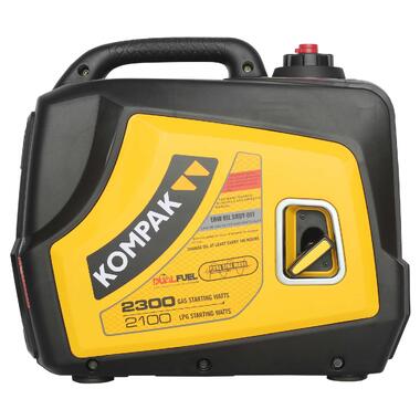 Генератор газ+бензиновый инверторный Kompak KGG20Ei-DF фото №1