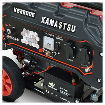 Бензиновий генератор Kamastsu KS3800E максимальна потужність 3 кВт фото №3