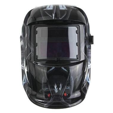 Зварювальна маска хамелеон 5367 Чорний з принтом фото №1