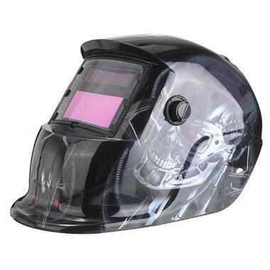 Зварювальна маска хамелеон 5367 Чорний з принтом фото №5