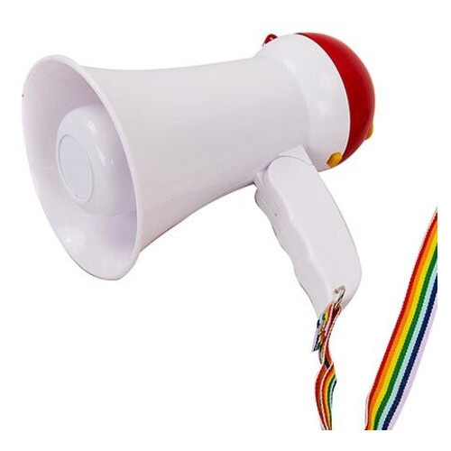 Гучномовець мегафон рупор FDSO HW-1R Біло-червоний (33508028) фото №1