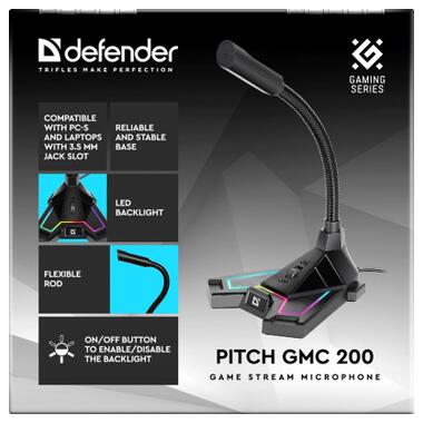 Мікрофон IT Defender (64620) Pitch GMC 200 фото №8