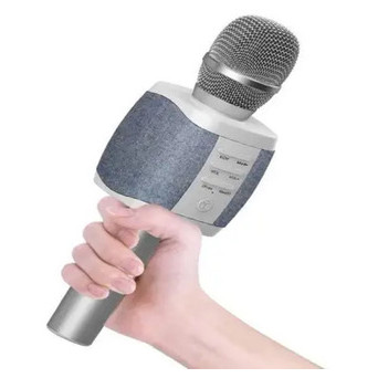 Портативний бездротовий караоке мікрофон 2в1 Tosing XR-27 Сірий (XR-27_1340) фото №4