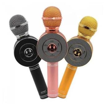 Дитячий мікрофон з функцією караоке XPRO WS-669 чорний/жовтий/рожевий (MER-14527_247) фото №3