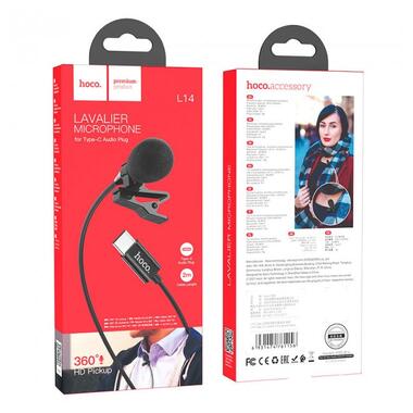 Микрофон XPRO L14 Type-C черный (MAW-44263_218) фото №6