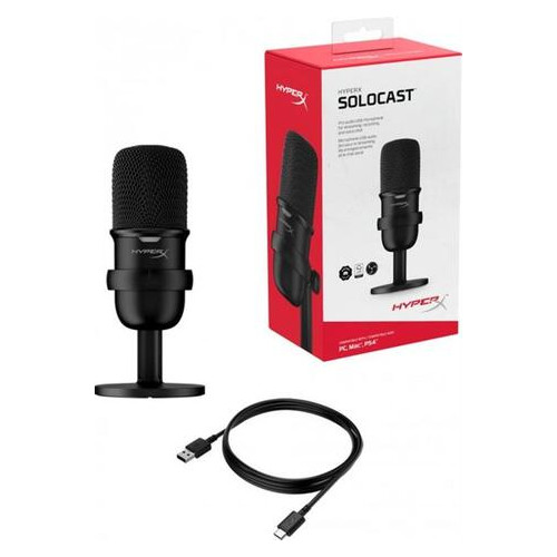 Микрофон HyperX SoloCast Black (4P5P8AA) фото №6
