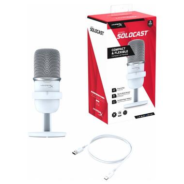 Мікрофон HyperX SoloCast White (519T2AA) фото №8