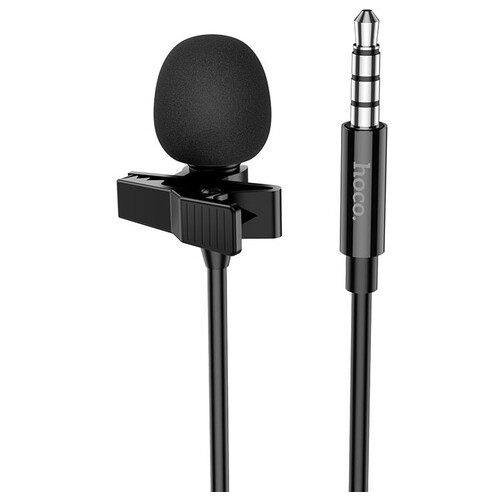 Мікрофон петличний Hoco L14 3.5mm Чорний фото №5
