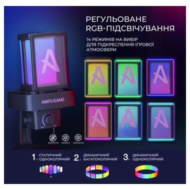 Мікрофон Fifine Ampligame Q8PRO USB Black (Q8PRO) фото №12