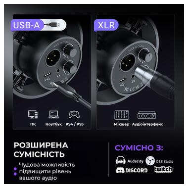 Микрофон Fifine K688CT USB/XLR Black (K688CT) фото №7