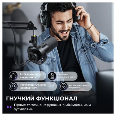 Микрофон Fifine K688CT USB/XLR Black (K688CT) фото №11
