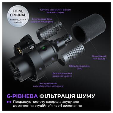 Микрофон Fifine K688CT USB/XLR Black (K688CT) фото №6