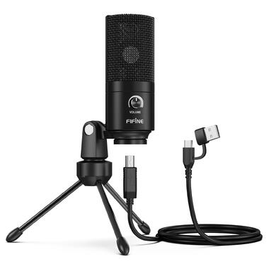 Микрофон USB Fifine K669B Black фото №2