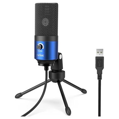 Микрофон USB Fifine K669L Blue фото №1