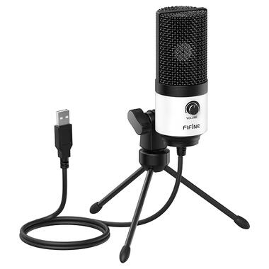 Микрофон USB Fifine K669W White фото №1