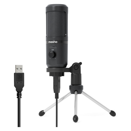 Мікрофон Maono AU-PM461TR для ігор та подкастів чорний фото №6