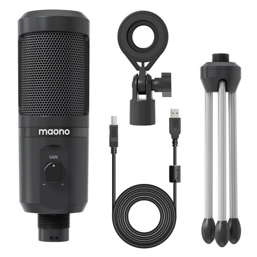 Мікрофон Maono AU-PM461TR для ігор та подкастів чорний фото №5