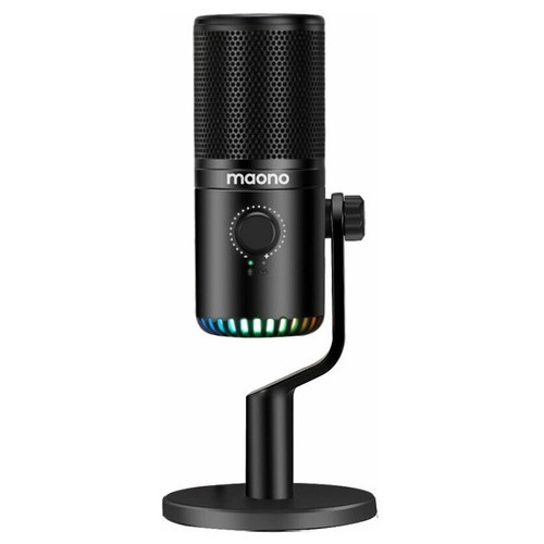 Конденсаторний мікрофон Maono DM30 c RGB-підсвічуванням Black фото №2