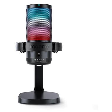 Конденсаторний ігровий мікрофон Maono DM20 з RGB-підсвіткою (Чорний) фото №1
