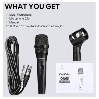 Микрофон OneOdio ON55 Black фото №3