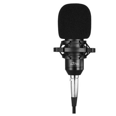 Ігровий стрім мікрофон Media-Tech Професійний набір XLR USB сріблястий (MT397S) фото №6