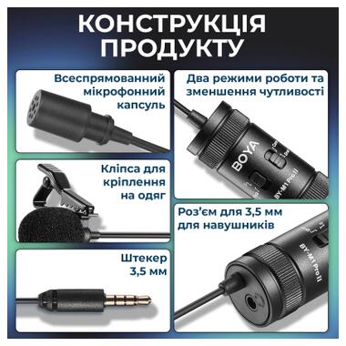 Микрофон Boya BY-M1 Pro II Black (BY-M1 Pro II) фото №11