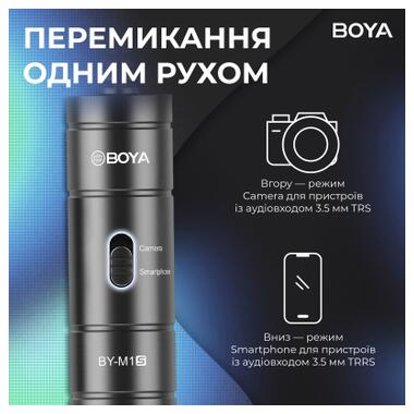 Микрофон Boya BY-M1S Black (BY-M1S) фото №6