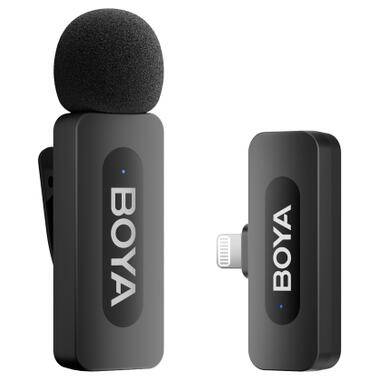 Микрофон Boya BY-V1 Lightning Black (BY-V1) фото №1