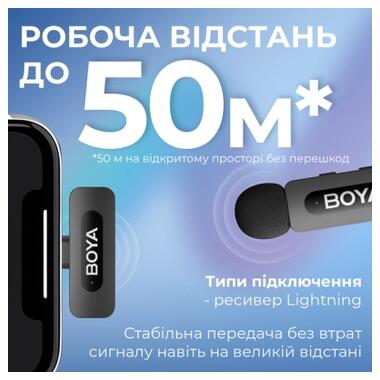 Микрофон Boya BY-V1 Lightning Black (BY-V1) фото №10