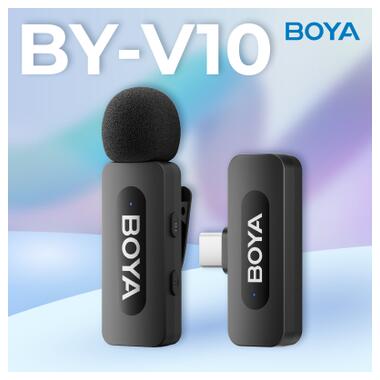 Микрофон Boya BY-V10 Type-C Black (BY-V10) фото №6