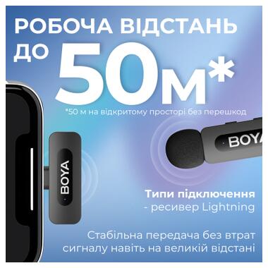 Микрофон Boya BY-V2 Lightning Black (BY-V2) фото №11