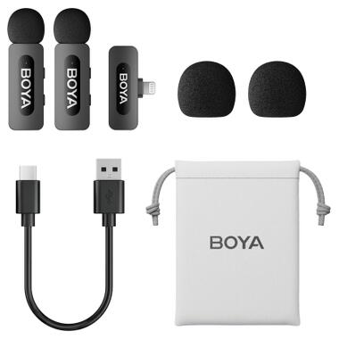 Микрофон Boya BY-V2 Lightning Black (BY-V2) фото №2