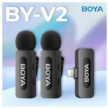 Микрофон Boya BY-V2 Lightning Black (BY-V2) фото №6