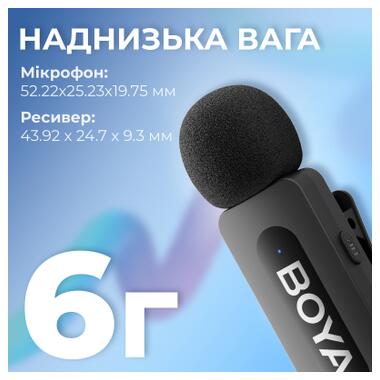 Микрофон Boya BY-V20 Type-C Black (BY-V20) фото №7