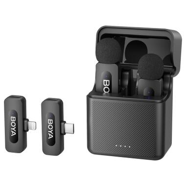 Микрофон Boya BY-V3 combo Type-C/Lightning Black (BY-V3 Combo) фото №1