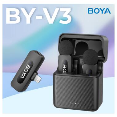 Микрофон Boya BY-V3 Lightning Black (BY-V3) фото №7