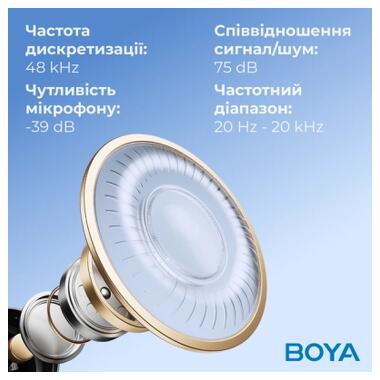 Микрофон Boya K3-02 RGB Type-C/3,5 мм Black (BOYA K3-02) фото №12