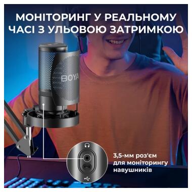 Микрофон Boya K5-02 RGBType-C/3,5 мм Jack Black (BOYA K5-02) фото №11