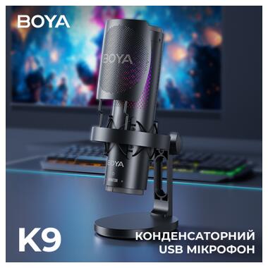 Микрофон Boya K9 RGBType-C/3,5 мм Black (BOYA K9) фото №6