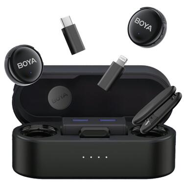 Микрофон Boya LINK 3-01 Type-C/TRS/Lightning Black (LINK 3-01) фото №1