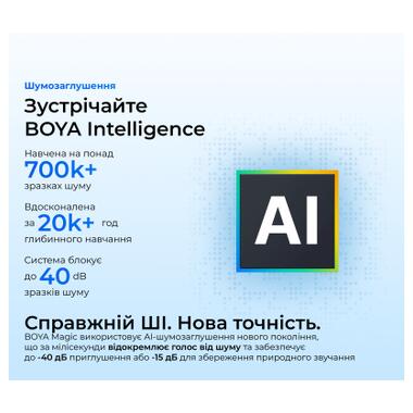 Микрофон Boya Magic-02 Type-C/Lightning Black (Magic-02) фото №11