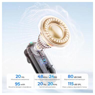 Микрофон Boya Magic-07 Type-C Black (Magic-07) фото №12